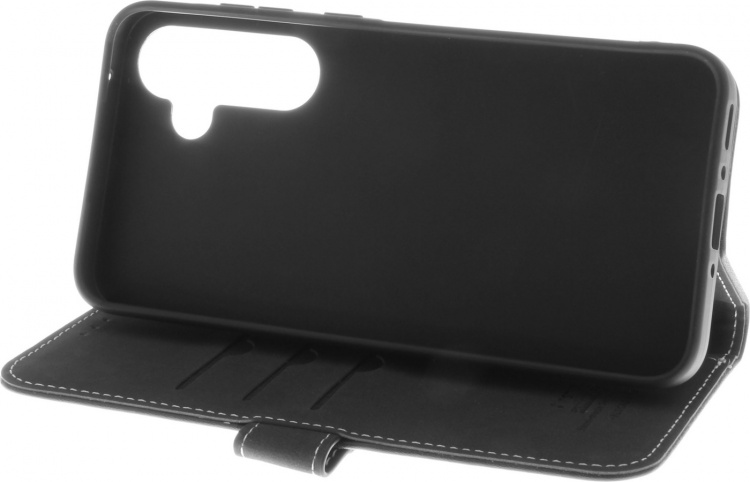 Insmat Eksklusivt Flip Case-pungetui, Samsung Galaxy A35 5G, sort