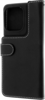 Insmat Eksklusivt Flip Case-pungetui, Motorola Edge 50 Pro, sort