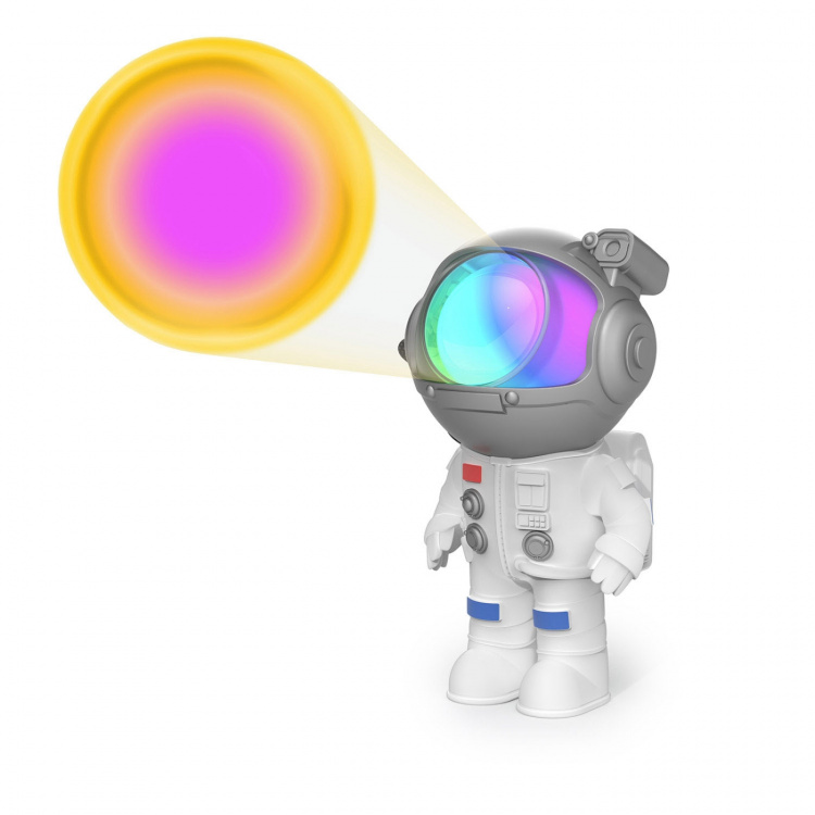 Mobility On Board Projektor Mini Stellar Light Space Hvid Astronaut