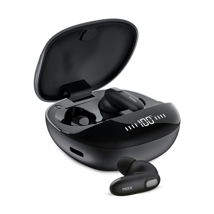 MIXX Høretelefoner Mini Charge 2 In-Ear Tws Qi Sort MIXX Høretelefoner Mini Charge 2 In-Ear Tws Qi Sort