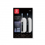 Oclean Elektrisk Tandbørste X Pro 20 S Duo Set Hvid+Sort Oclean Elektrisk Tandbørste X Pro 20 S Duo Set Hvid+Sort