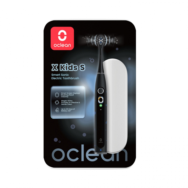 Oclean Elektrisk Tandbørste X Kids Set Sort Oclean Elektrisk Tandbørste X Kids Set Sort