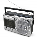 Soundmaster Kassettradio Mono Bluetooth RR20SI Silver