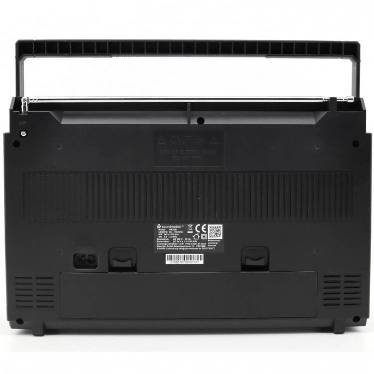 Soundmaster Kassettradio Mono Bluetooth RR20SI Silver