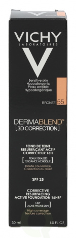 Vichy Dermablend 3D Correction SPF25 30 ml #55 Bronze