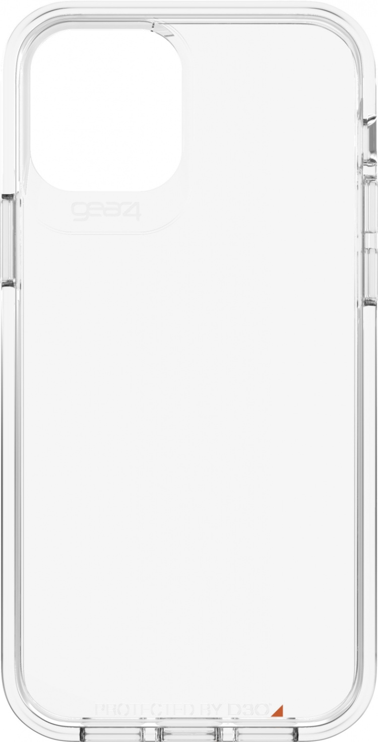 GEAR4 D3O Crystal Palace-etui, iPhone 12 / 12 Pro, gennemsigtig