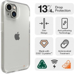 GEAR4 D3O Crystal Palace-etui, Apple iPhone 14, gennemsigtig