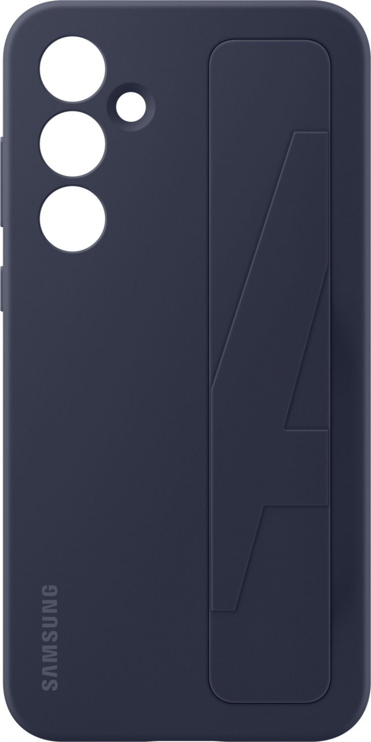 Samsung Galaxy A55 Standing Grip Case, blå/sort