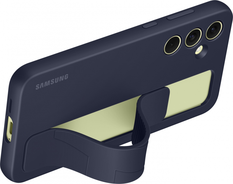 Samsung Galaxy A55 Standing Grip Case, blå/sort
