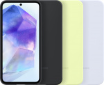 Samsung Galaxy A55 silikoneetui, limegrøn