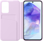 Samsung Galaxy A55 Smart View Wallet-etui, lavendel