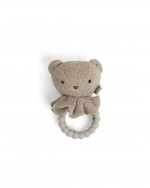 Smallstuff Rangle, bjørneansigt på silikonering, natur (40008-90)