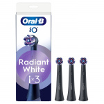 Oral B Oral-B iO Series Radiant White udskiftningsbørstehoveder - sort - 3 stk