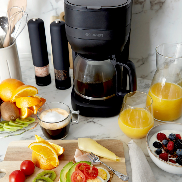 Champion Kaffebryggare 12-koppar/1,5L KB300 Mattsvart