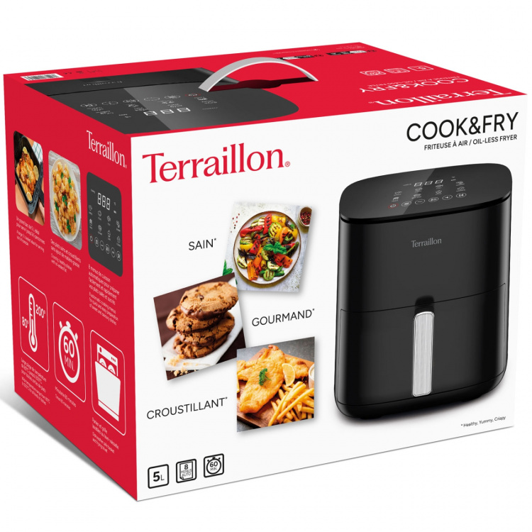 Terraillon Air fryer Cook & Fry 5L 1500W