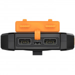 LogiLink PowerBank 6.000 mAh 10W Solcell Svart/Orange