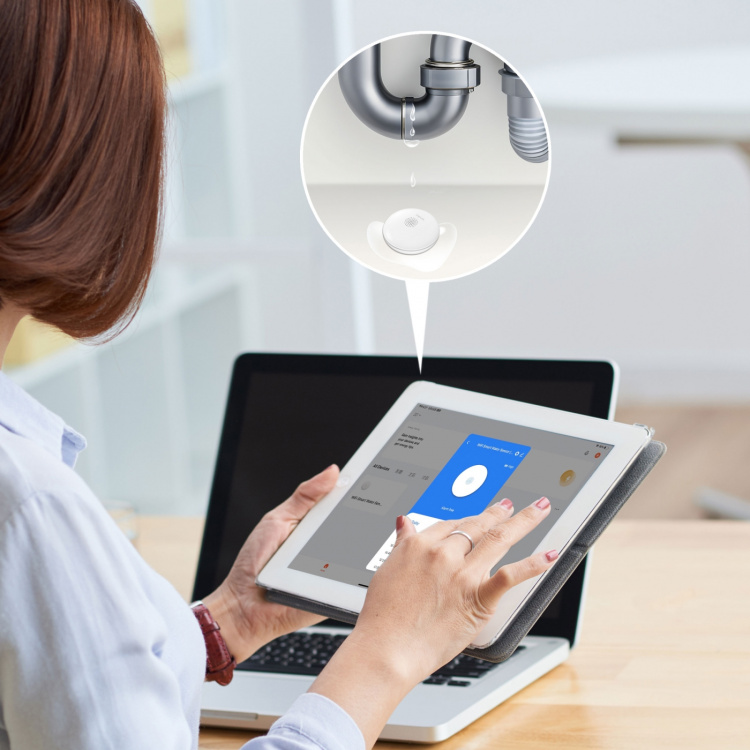 LogiLink Smart Vattanläckagesensor Wifi Tuya LogiLink Smart Vattanläckagesensor Wifi Tuya