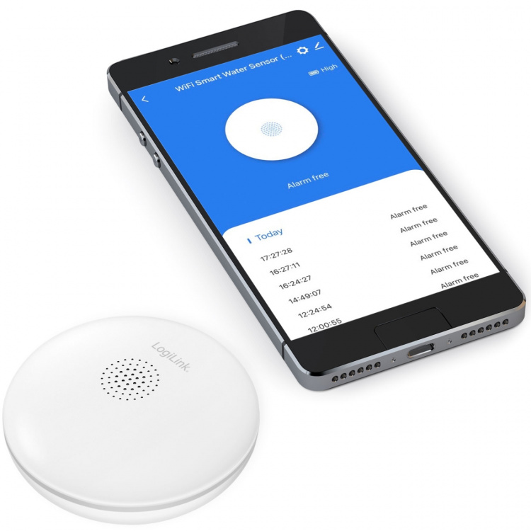 LogiLink Smart Vattanläckagesensor Wifi Tuya LogiLink Smart Vattanläckagesensor Wifi Tuya