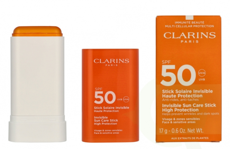 Clarins Invisible Sun Care Stick SPF50 17 g Sensitive Areas