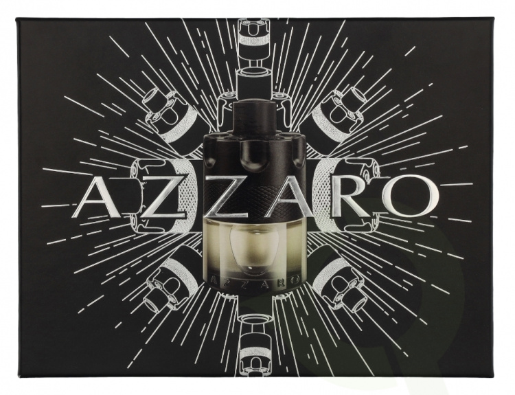 Azzaro The Most Wanted Intense Giftset 120 ml Edt Spray 100ml/2x Edt Spray 10ml