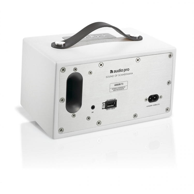 Audio Pro Højttaler Addon T3+ Trådløs Bærbar Hvid