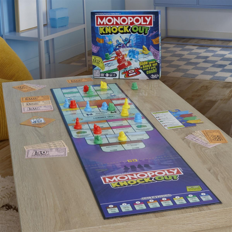 Hasbro gaming Brætspil Monopoly Knockout (SE)