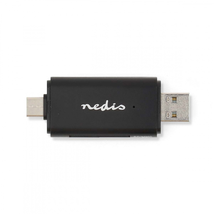 Nedis Kortlæser | microSD (TF) / microSDHC (TF) / microSDXC (TF) / SD / SDHC / SDXC | USB 2.0 Nedis Kortlæser | microSD (TF) / microSDHC (TF) / microSDXC (TF) / SD / SDHC / SDXC | USB 2.0