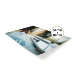 Nedis Lamminerings Film | 54x86mm | Tykkelse: 125 µm | Pakket pr: 100 stk. | PET | Gennemsigtig