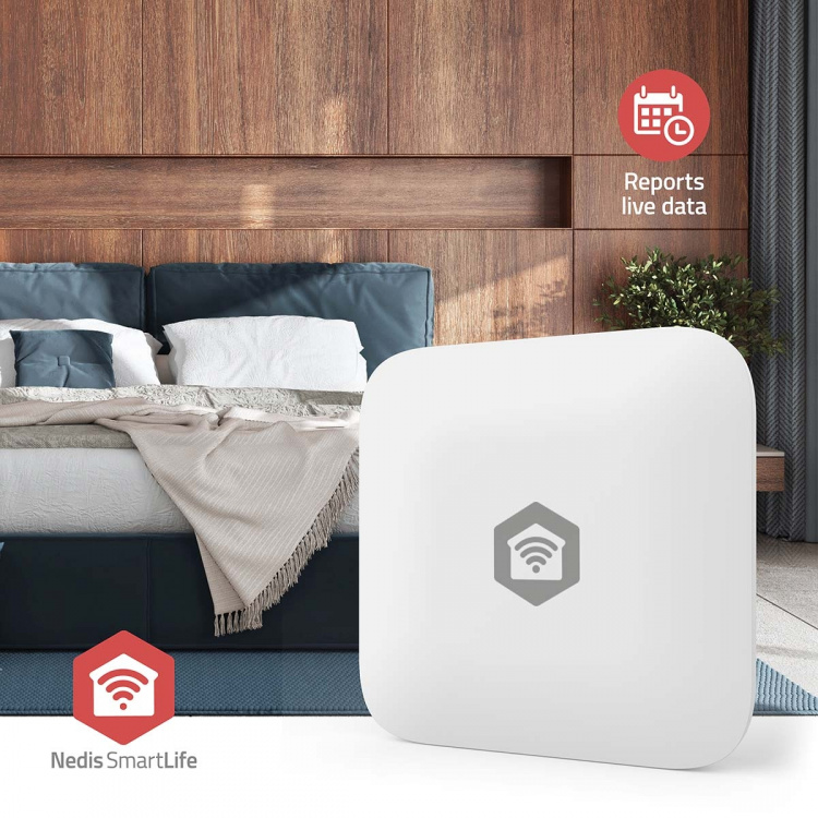 Nedis SmartLife Klimasensor | Zigbee 3.0 | Batteri | Android™ / IOS | Hvid