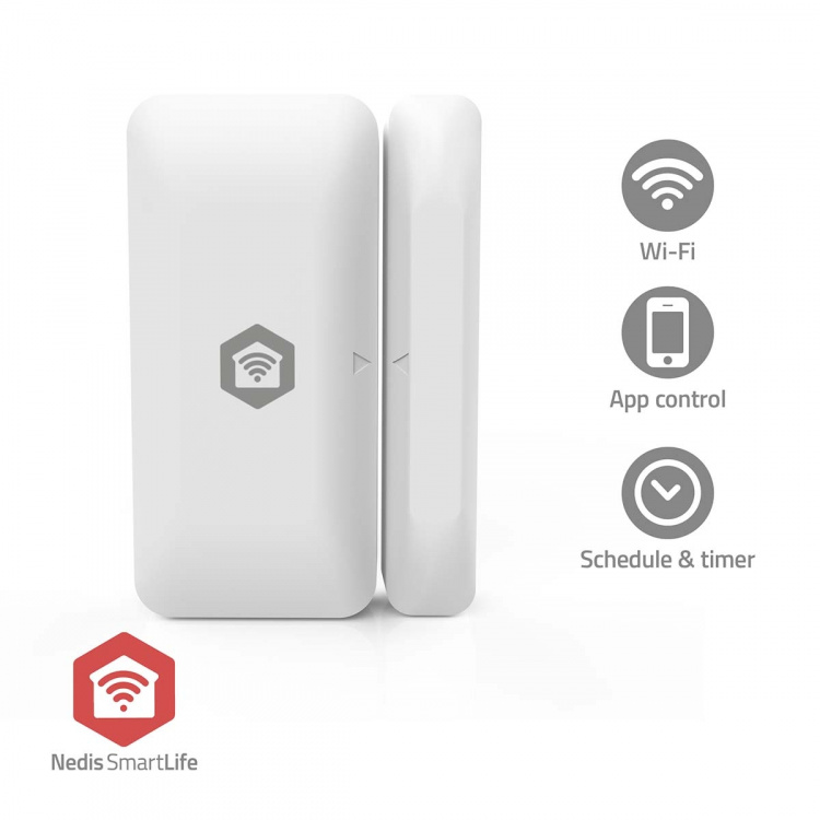 Nedis SmartLife Dørvinduessensor | Zigbee 3.0 | Batteri | Android™ / IOS | Hvid