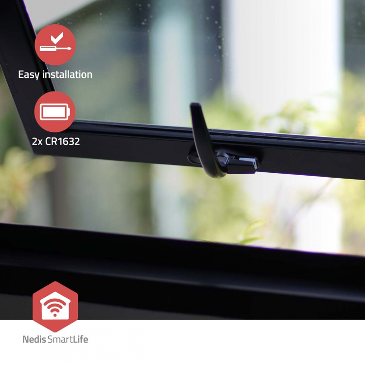 Nedis SmartLife Dørvinduessensor | Zigbee 3.0 | Batteri | Android™ / IOS | Hvid