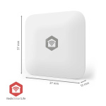 Nedis SmartLife Vand Detektor | Zigbee 3.0 | Batteri | Maks. batteritid: 12 Måned | Hvid Nedis SmartLife Vand Detektor | Zigbee 3.0 | Batteri | Maks. batteritid: 12 Måned | Hvid