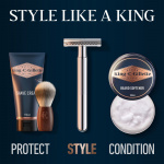 King C. Gillette Dubbeleggad Säkerhetshyvel + 5st rakblad King C. Gillette Dubbeleggad Säkerhetshyvel + 5st rakblad