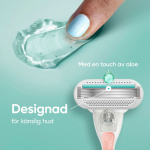 Gillette Rakhyvel Smooth Sensitive Pink + 2st rakblad