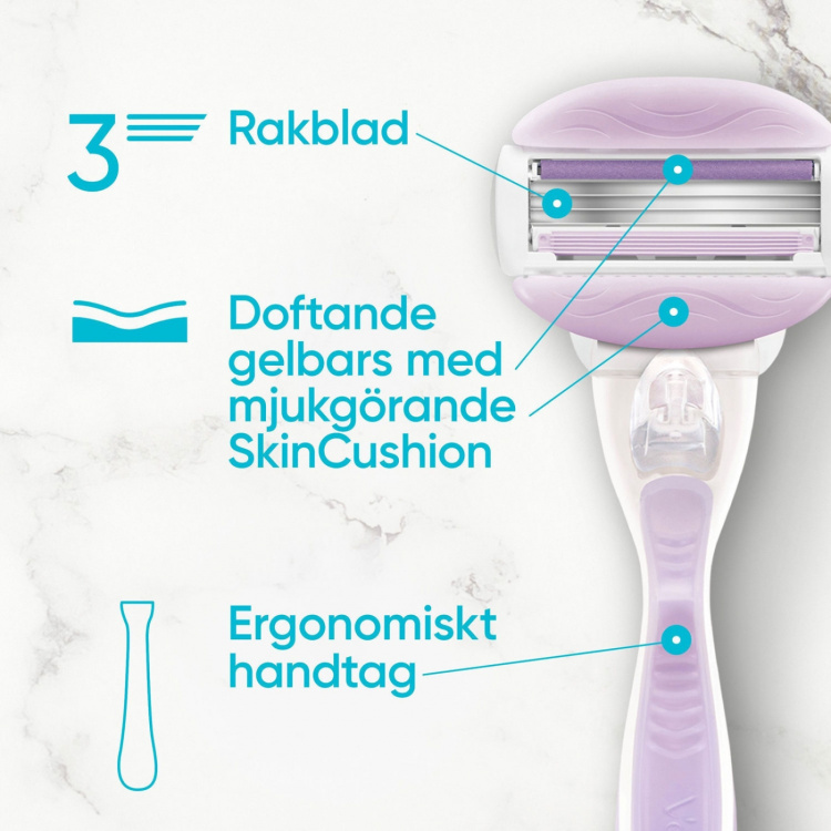 Gillette Rakblad Comfortglide Breeze 8st Gillette Rakblad Comfortglide Breeze 8st