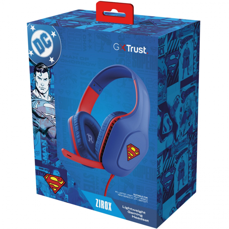 Trust GXT 416SM Zirox Gamingheadset Superman Trust GXT 416SM Zirox Gamingheadset Superman