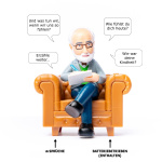 Winkee Skrivebordsterapeut - 10 cm x 7 cm x 5 cm