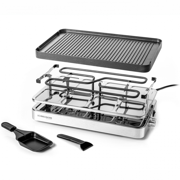 Rommelsbacher Raclettegrill RC 1400 37X23cm 8st spatlar xxl kabel
