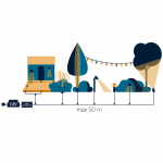 LightsOn Penny Pendellampa Gravity + DecoBulb XL Varmvit