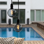 LightsOn Penny Pendellampa Gravity + DecoBulb XL Smoke