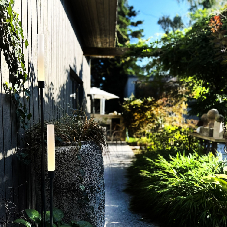 LightsOn Frost Ljuspelare 126 + 91 cm 2-pack Grå