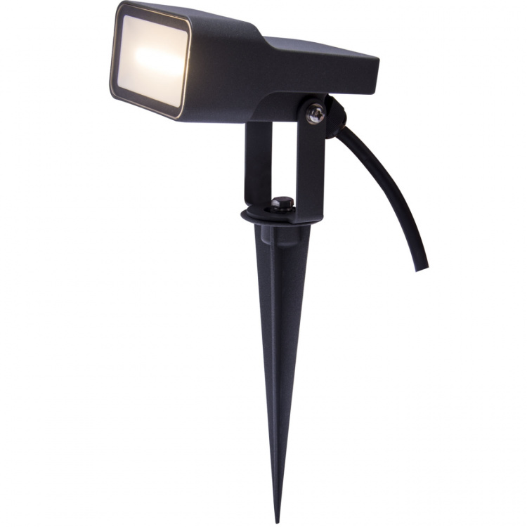 LightsOn Stella Markspot bredstrålande 115° 6W 560lm Grå