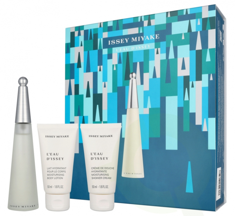 Issey Miyake L\'Eau D\'Issey Giftset 150 ml Edt Spray 50ml/Body Lotion 50ml/Shower Cream