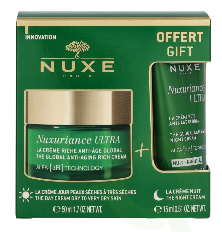 Nuxe Nuxuriance Ultra Set 65 ml Anti-Aging Rich Cream 50ml/Anti-Aging Night Cream 15ml