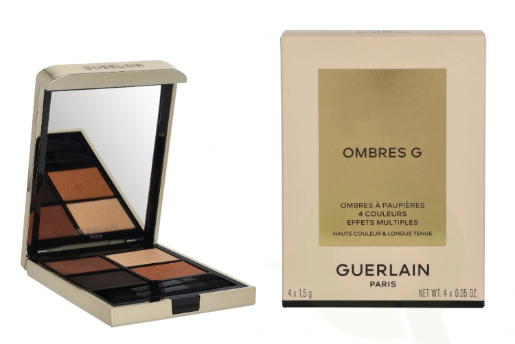 Guerlain Ombres G Eyeshadow Quad Multi-Effect 6 g #940 Royal Jungle/4 x 1,5g
