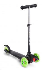 California 3-hjulet løbehjul sort (83125)