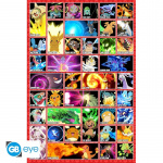 Abysse Pokémon Moves Plakat - 91,5x61 cm