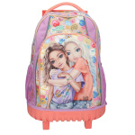 TOPModel TOPModel Skolerygsæk Trolley GIRL POWER - Beige, Lilac, Coral - 34x24x50 cm (413286)