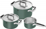 Zwilling Pure gryde- og pandesæt, 3 dele - Grøn Zwilling Pure gryde- og pandesæt, 3 dele - Grøn