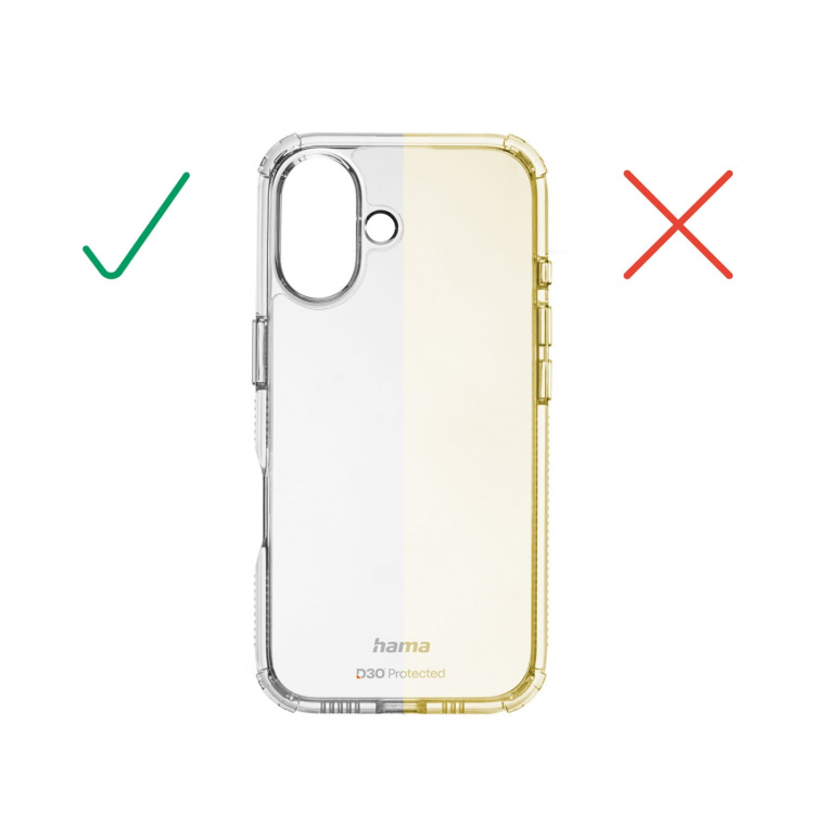 Hama Mobilcover Extreme Protect iPhone 16e Transparent